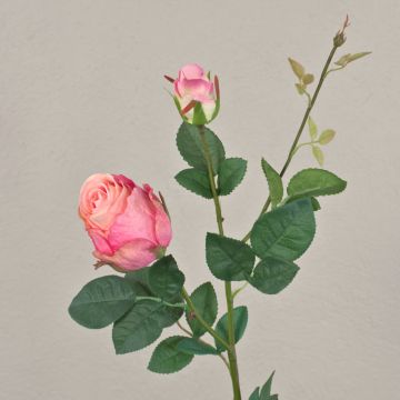 Rosa artificial CARUSA, rosa, 80 cm, Ø 8 cm Rosa artificial CARUSA, rosa, 80 cm, Ø 8 cm