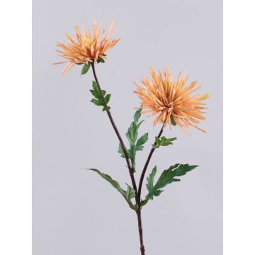 Flor textil Crisantemo ESTELLE, amarillo-naranja, 70cm, Ø8-10cm Flor textil Crisantemo ESTELLE, amarillo-naranja, 70cm, Ø8-10cm