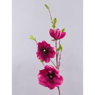 Rama artificial de magnolia FINAH, rosa intenso, 90 cm, Ø 9-15 cm Rama artificial de magnolia FINAH, rosa intenso, 90 cm, Ø 9-15 cm