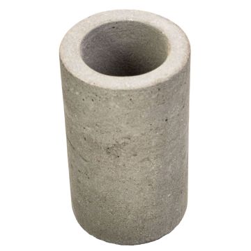Portavelas JUANJO con efecto hormigón, para velas de té y velas cilíndricas, gris hormigón, 10cm, Ø6cm Portavelas JUANJO con efecto hormigón, para velas de té y velas cilíndricas, gris hormigón, 10cm, Ø6cm