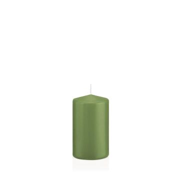 Vela cilíndrica MAEVA, verde pastel, 8 cm, Ø 5 cm, 18 h - Fabricada en Alemania Vela cilíndrica MAEVA, verde pastel, 8 cm, Ø 5 cm, 18 h - Fabricada en Alemania