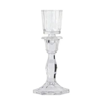 Portavelas de cristal ANAMARIA, accesorio para candelabros, transparente, 8 cm, Ø 5,8 cm Portavelas de cristal ANAMARIA, accesorio para candelabros, transparente, 8 cm, Ø 5,8 cm
