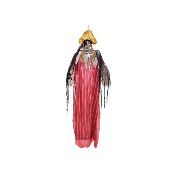 Figura decorativa de Halloween: esqueleto pirata, capitán LUIS, con voz, LED, 170 cm Figura decorativa de Halloween: esqueleto pirata, capitán LUIS, con voz, LED, 170 cm