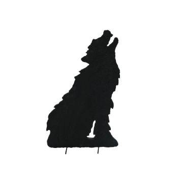 Silueta decorativa de Halloween «SPOOKY WOLF», negra, 63 cm Silueta decorativa de Halloween «SPOOKY WOLF», negra, 63 cm
