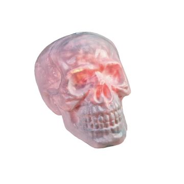Calavera decorativa de Halloween MORTY con función de sonido y LED, 30 x 23 cm Calavera decorativa de Halloween MORTY con función de sonido y LED, 30 x 23 cm