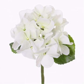 Hortensia de plástico CHIDORI, blanco-verde, 30cm, Ø13cm Hortensia de plástico CHIDORI, blanco-verde, 30cm, Ø13cm