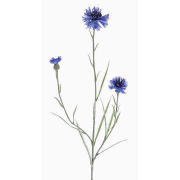 Flor de aciano plástico KELSIE, azul, 65cm, Ø2,5-6cm Flor de aciano plástico KELSIE, azul, 65cm, Ø2,5-6cm