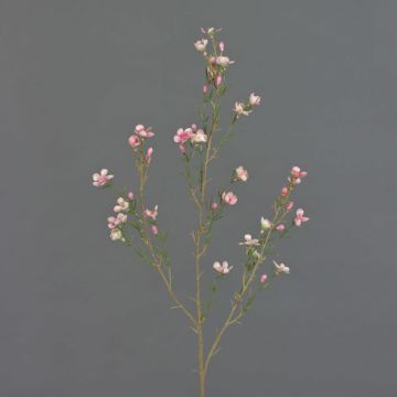 Flor de cera de plástico NIANG, rosa-rosa, 80cm, Ø2-3cm