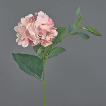 Hortensia de plástico ASUKA, rosa, 80cm, Ø15cm