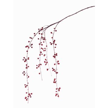 Rama artificial de Symphoricarpos ATOS con bayas, roja, 120cm Rama artificial de Symphoricarpos ATOS con bayas, roja, 120cm