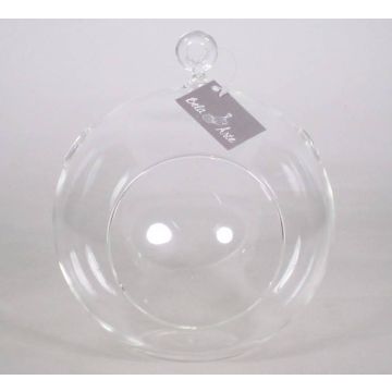 Portavelas JANIE para colgar o poner de pie bola/redondo, transparente, 8cm, Ø10,5cm