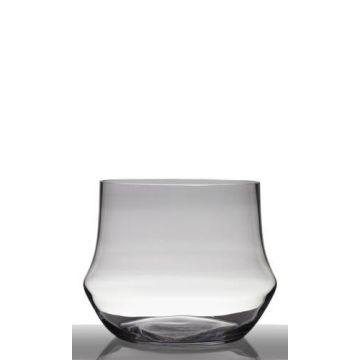 Portavelas para mesa SHANE, cónico/redondo, transparente, 25cm, Ø32cm Portavelas para mesa SHANE, cónico/redondo, transparente, 25cm, Ø32cm