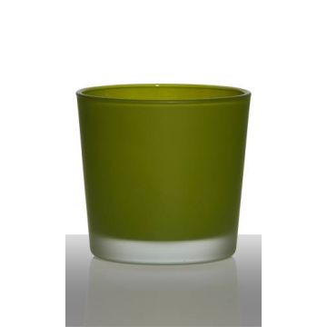 Maceta ALENA FROST, cilíndrica/redonda, verde manzana, 11cm, Ø11,5cm Maceta ALENA FROST, cilíndrica/redonda, verde manzana, 11cm, Ø11,5cm