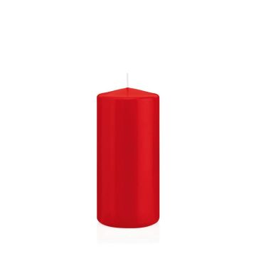Vela votiva / vela de pilar MAEVA, roja, 15cm, Ø7cm, 63h - Hecho en Alemania Vela votiva / vela de pilar MAEVA, roja, 15cm, Ø7cm, 63h - Hecho en Alemania