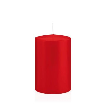 Vela votiva / vela de pilar MAEVA, roja, 15cm, Ø10cm, 113h - Hecho en Alemania Vela votiva / vela de pilar MAEVA, roja, 15cm, Ø10cm, 113h - Hecho en Alemania