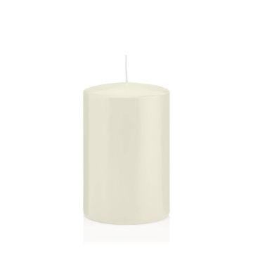 Vela votiva / vela de pilar MAEVA, marfil, 15cm, Ø10cm, 113h - Hecho en Alemania Vela votiva / vela de pilar MAEVA, marfil, 15cm, Ø10cm, 113h - Hecho en Alemania