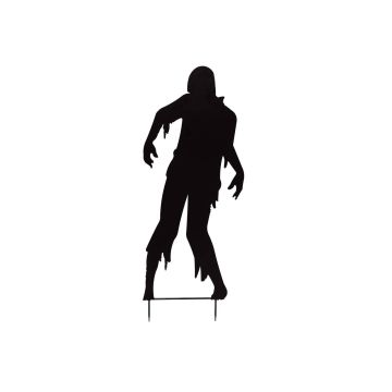 Figura decorativa de Halloween «Silueta de hombre» SPOOKY ZOMBIE, metal, negro, 135 cm Figura decorativa de Halloween «Silueta de hombre» SPOOKY ZOMBIE, metal, negro, 135 cm