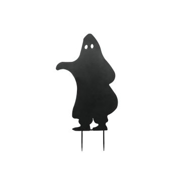 Figura decorativa de Halloween: silueta de fantasma SPOOKY GHOST, metal, negro, 75 cm Figura decorativa de Halloween: silueta de fantasma SPOOKY GHOST, metal, negro, 75 cm