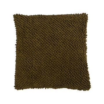 Cojín BOLLY, con perlas, rosa salmón, 45x45cm