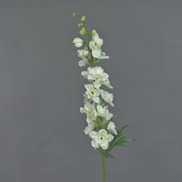 Delphinium artificial ANDRIANA, blanco-verde, 90cm, Ø11cm