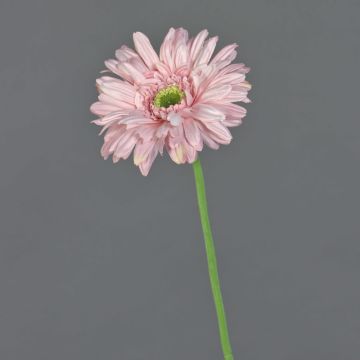 Gerbera de plástico HELLI, rosa, 65cm, Ø12cm