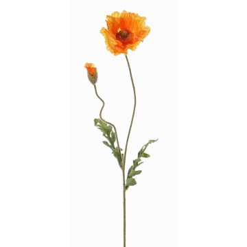 Amapola de plástico LIENTJE, naranja, 65cm, Ø12cm Amapola de plástico LIENTJE, naranja, 65cm, Ø12cm