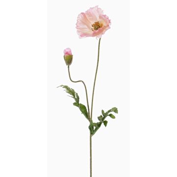 Amapola de plástico LIENTJE, rosa, 65cm, Ø12cm Amapola de plástico LIENTJE, rosa, 65cm, Ø12cm