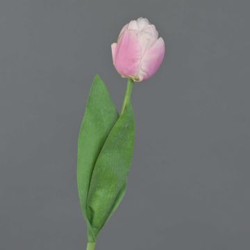 Tulipán de plástico ROMANA, rosa, 45cm, Ø6cm
