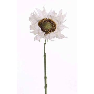 Girasol de plástico JANIKA, blanco, 60cm, Ø13cm