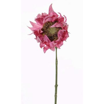 Girasol de plástico JANIKA, rosa, 60cm, Ø13cm