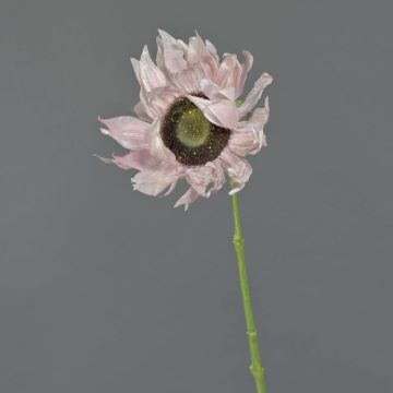 Girasol de plástico JANIKA, rosa, 60cm, Ø12cm