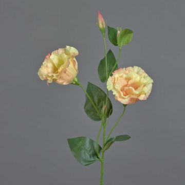 Flor textil Lisianthus JENO, rosa-crema, 60cm