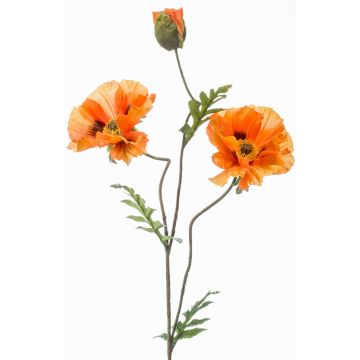 Amapola de plástico LOPEZ, naranja, 90cm