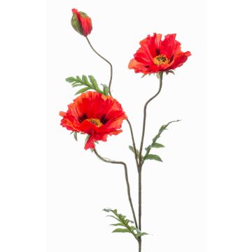 Amapola de plástico LOPEZ, roja, 90cm