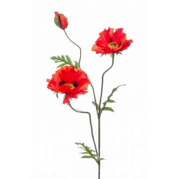 Amapola de plástico LOPEZ, roja, 90cm