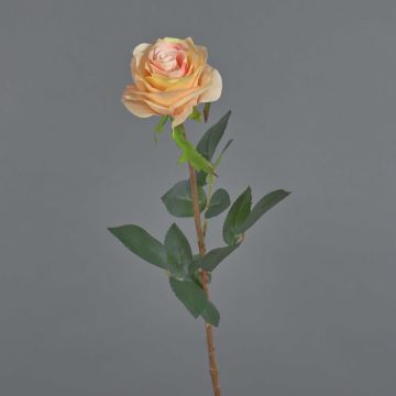 Rosa de plástico BRINA, rosa-crema, 70cm
