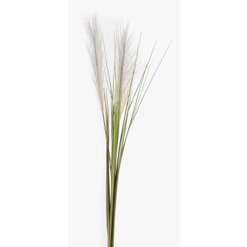 Hierba de plástico de la pampa ASES, panículas, con palo, verde, 95cm