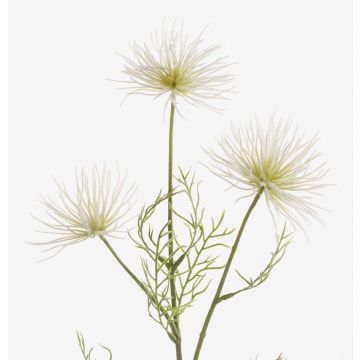 Crisantemo de plástico HARARE, crema, 65cm