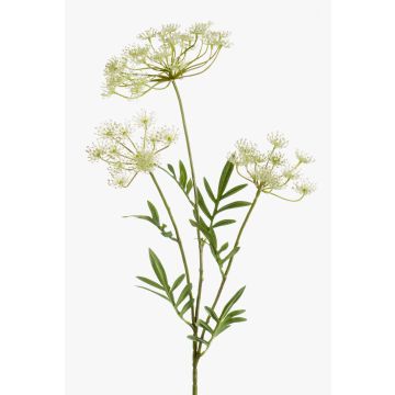 Rama de eneldo artificial HAKIM con flores, blanco, 80cm