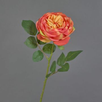Rosa de plástico VERITA, naranja, 65cm Rosa de plástico VERITA, naranja, 65cm