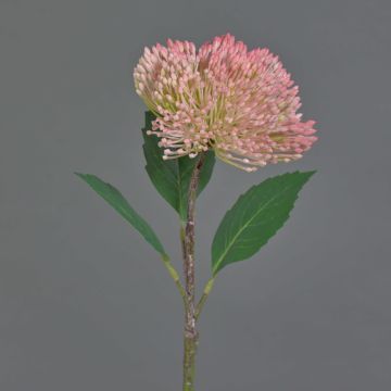 Flor artificial de Sedum JICAMA, rosa, 45cm