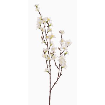 Rama de flores de cerezo artificial ARIELLE con flores, blanca, 75 cm, Ø 1,5-3,5 cm