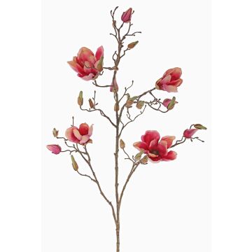 Magnolia artificial LORA, rosa-rosa, 110 cm, Ø 10-12 cm