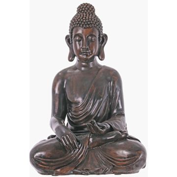 Figura de Buda RAJESH, meditando sentado, bronce, 50cm Figura de Buda RAJESH, meditando sentado, bronce, 50cm