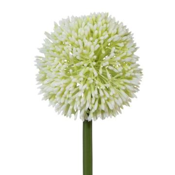 Flor artificial Allium MENKES, blanca, 65 cm