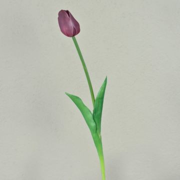 Tulipán artificial LONA, violeta y verde, 45 cm, Ø 4 cm Tulipán artificial LONA, violeta y verde, 45 cm, Ø 4 cm