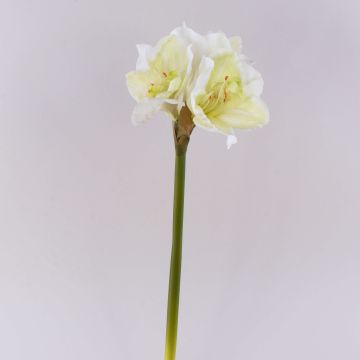 Flor artificial de amarilis MARKUNO, blanco crema, 65 cm, Ø 13 cm