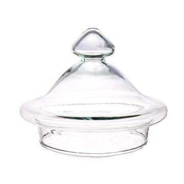Tapa de cristal DOMINGAS para tarro de conservación, con asa, transparente, 13 cm, Ø 15 cm Tapa de cristal DOMINGAS para tarro de conservación, con asa, transparente, 13 cm, Ø 15 cm