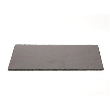 Posavasos rectangular de pizarra MARIANO, antracita, 45 x 30 x 0,7 cm