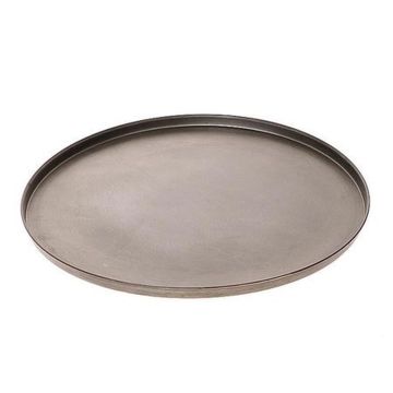 Bandeja redonda de metal MELDOF, negra, 2 cm, Ø 55,5 cm Bandeja redonda de metal MELDOF, negra, 2 cm, Ø 55,5 cm